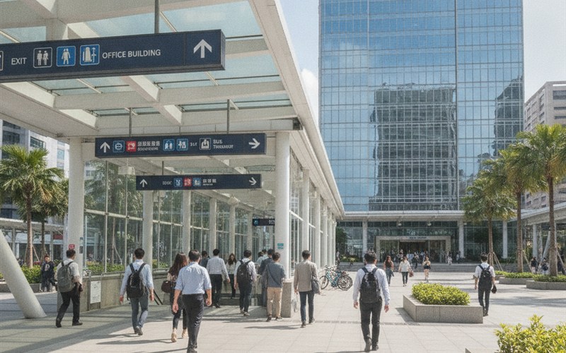 新北創業辦公室評比-利馳國際商務中心中和捷運站步行5分鐘實景